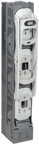 Предохранитель-выключатель-разъединитель ПВР-3 вертикальный 400А 185мм с одновременным отключением | код SPR20-3-3-400-185-100 | IEK
